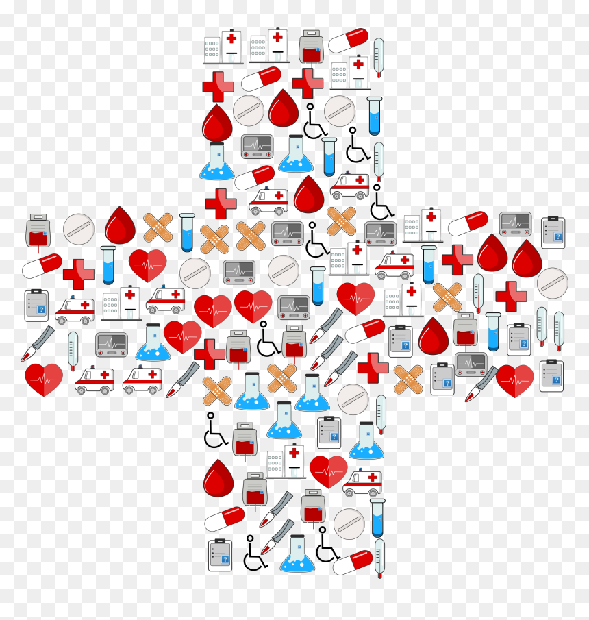 Medical Icons Cross Clip Arts - 3 P's First Aid, HD Png Download - medical png