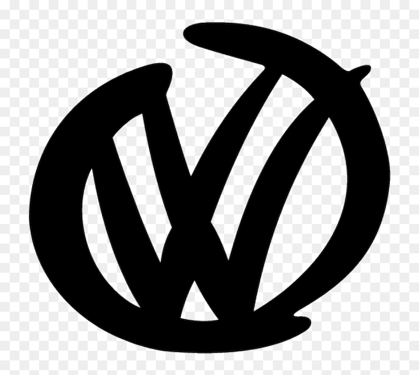 Volkswagen Logo Sticker, HD Png Download - volkswagen logo png