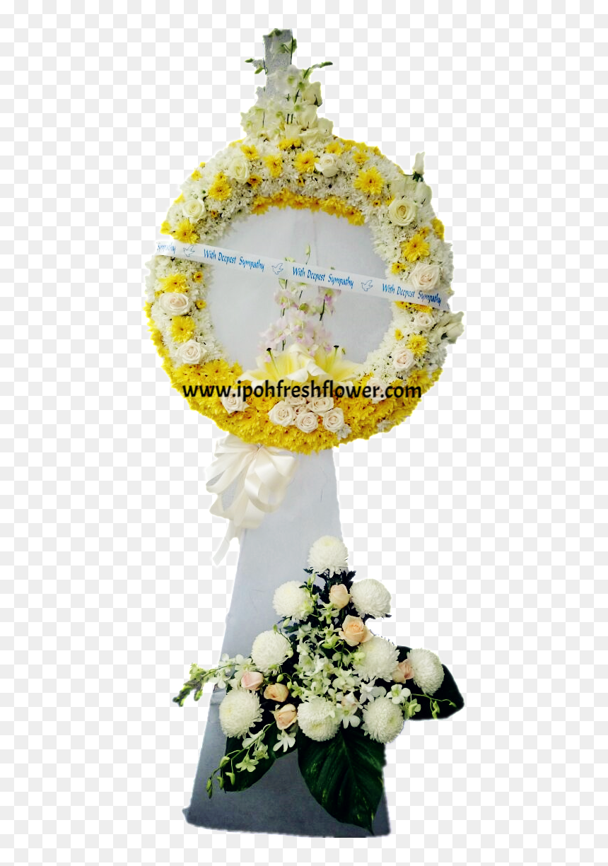 Condolence Flower Stand A5 - Bouquet, HD Png Download - flower stand png