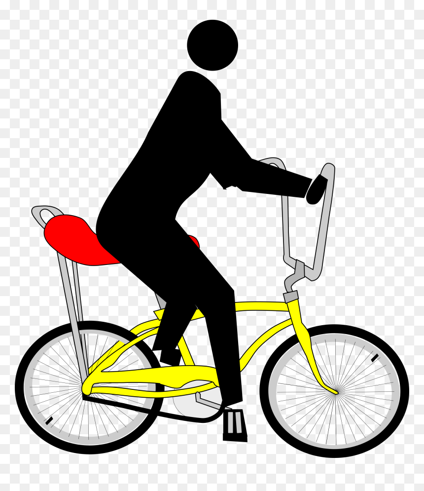 Pedestrian Cyclist Clip Arts - Bicycle, HD Png Download - cyclist png