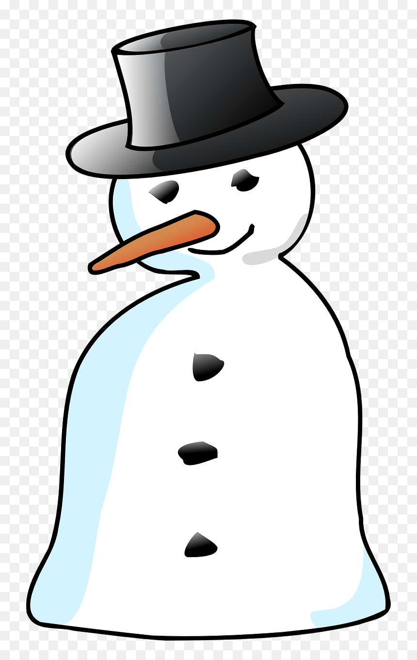 Snowman Clip Art, HD Png Download - tophat png