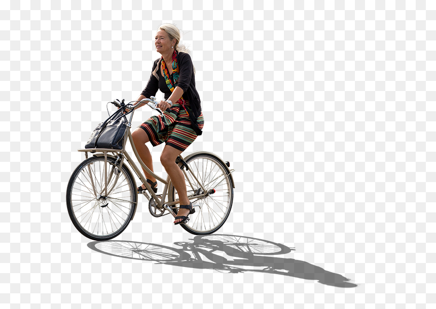 Shadow Photoshop Extension Free Download, HD Png Download - cyclist png
