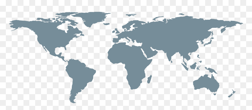 World Map Blue Png - Four World Zones Big History, Transparent Png - world map png transparent background