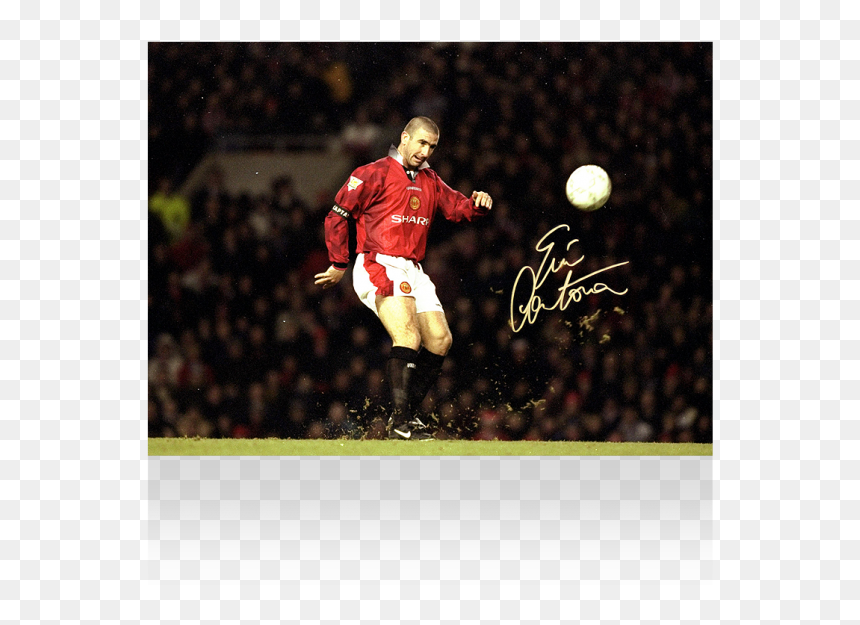 David Beckham Signed Mounted Photo Display Manchester - Eric Cantona, HD Png Download - odell beckham jr png