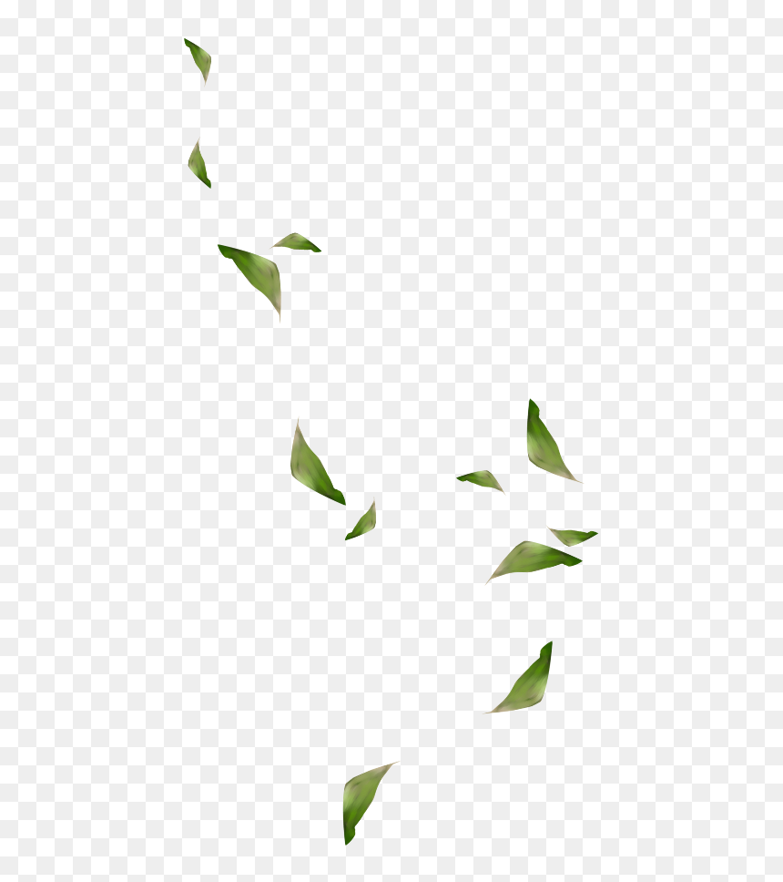 #mq #green #leaf #leaves #falling #decoration #background, HD Png Download - falling green leaves png