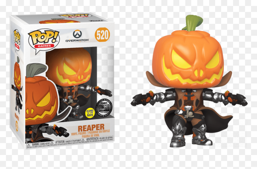 Funko Pop Games - Overwatch Reaper Funko Pop, HD Png Download - overwatch reaper png