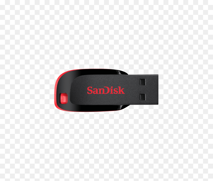 Sandisk Cruzer Force 64gb Flash Drive - Sandisk Cruzer Blade Usb, HD Png Download - pen drive png
