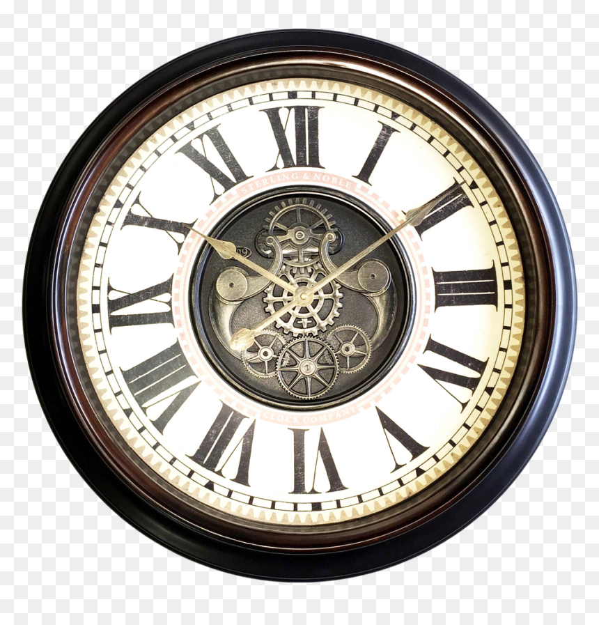 Wall Watch Png Transparent Image - Antique Wall Clock Png, Png Download - wall watch png
