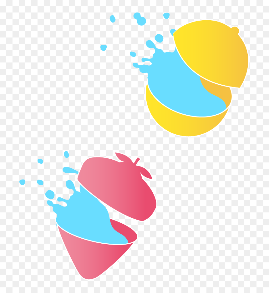 Fruit Splash, HD Png Download - white water splash png