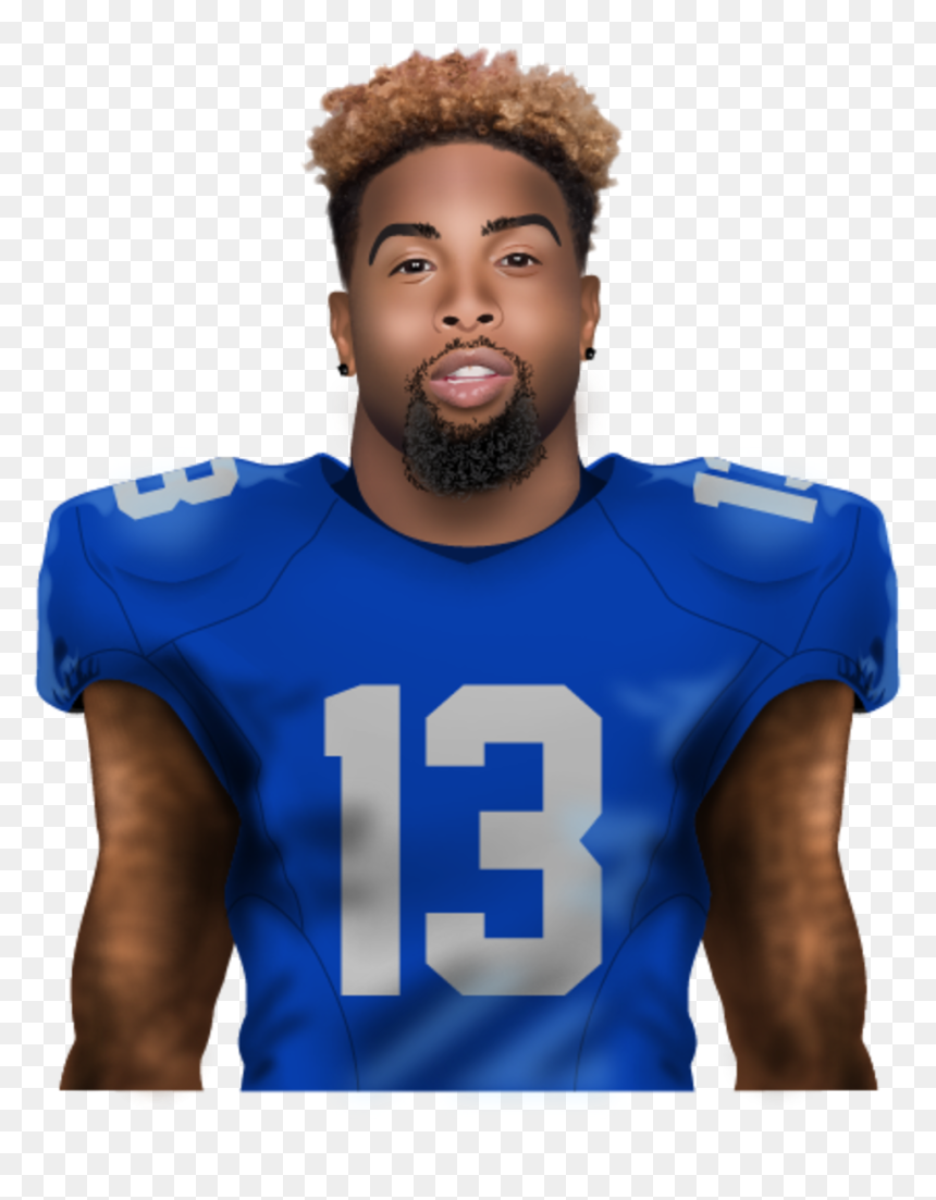 Objr Emoji - Nfl Emoji, HD Png Download - odell beckham jr png