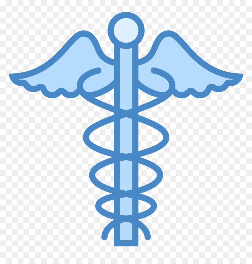 Staff Of Hermes Medicine Rod Of Asclepius Health Clip - Rod Of Asclepius Symbol Png, Transparent Png - medical png