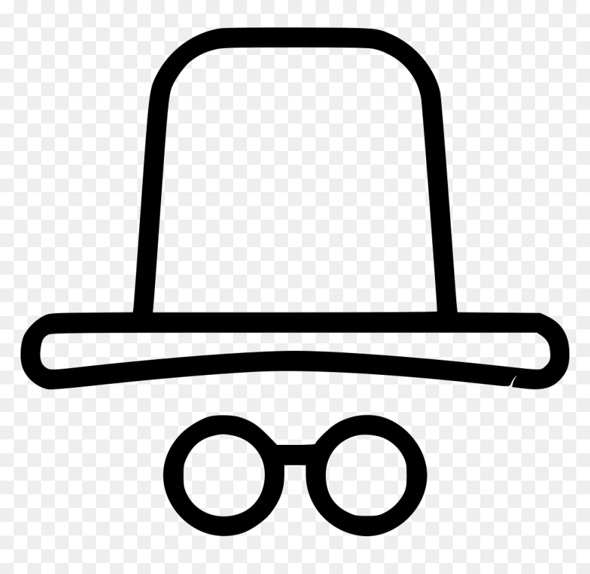 Hat Glasses Tophat Old Vintage, HD Png Download - tophat png