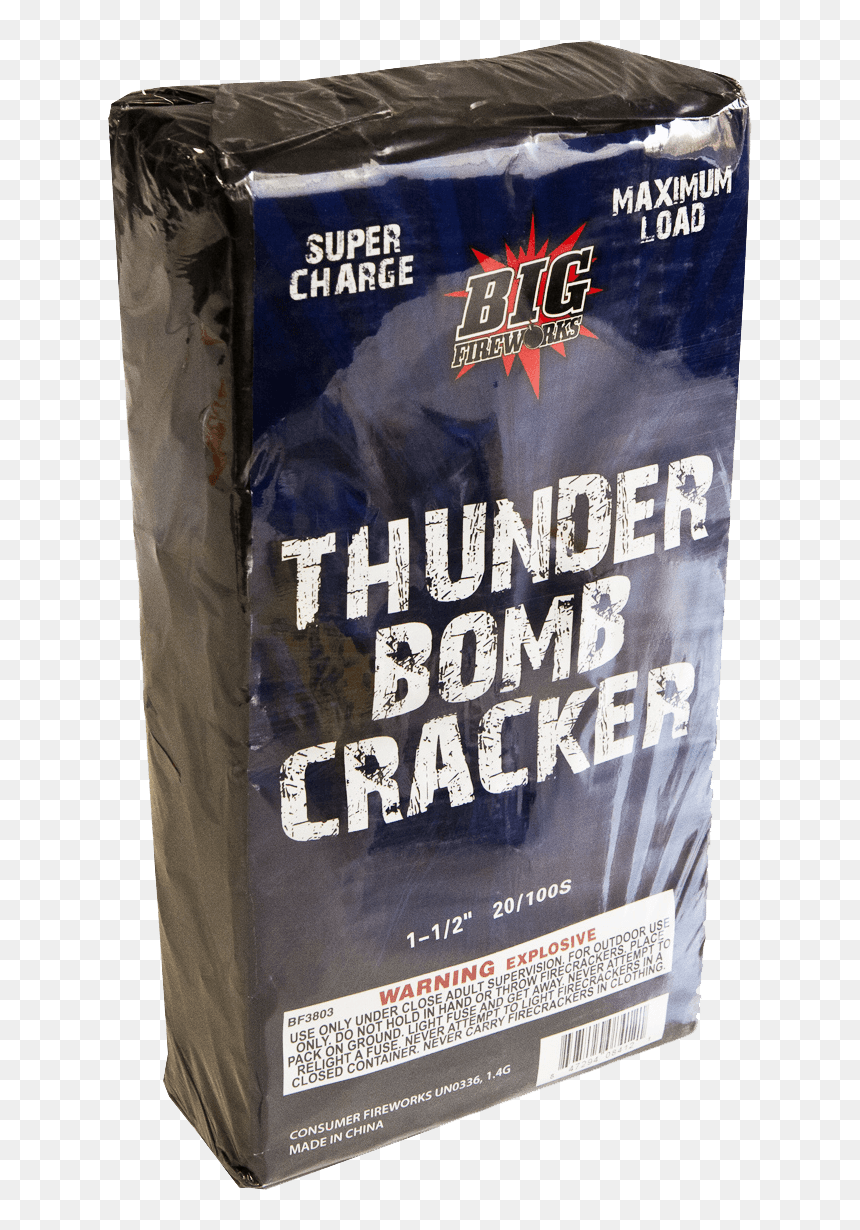 8 20 100 Thunder Bomb Crackers Full Brick - Box, HD Png Download - diwali crackers png clipart