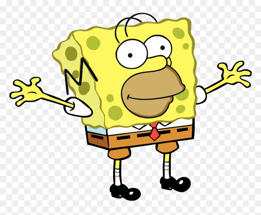 Spongebob Png, Transparent Png - homer simpson png