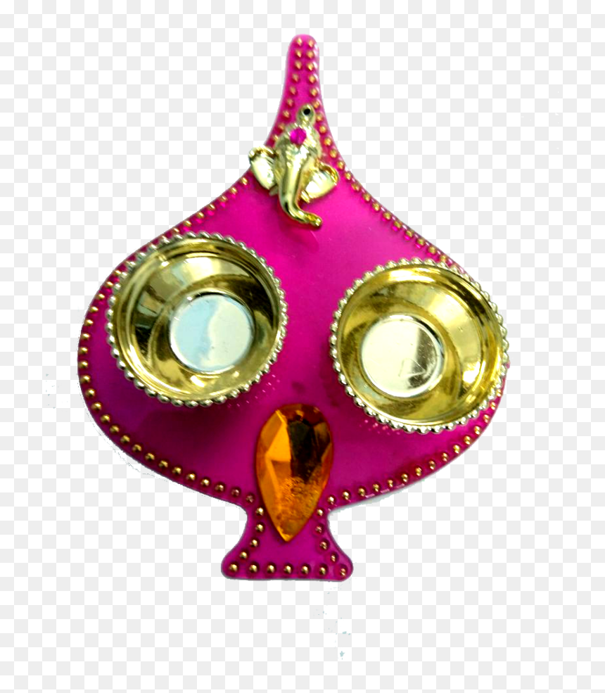 Leaf Ganesh Haldi Kumkum Tray - Locket, HD Png Download - haldi png