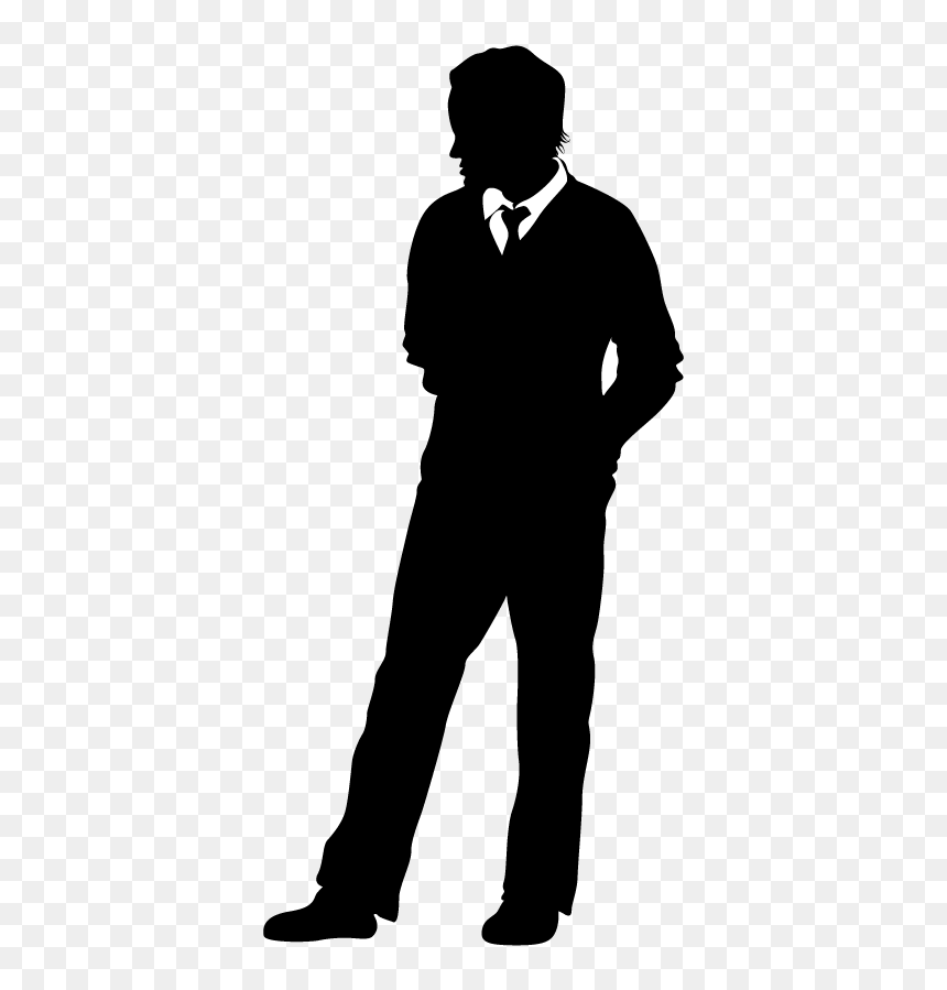 I Got Tired Of Pretending - Man In Suit Silhouette Png, Transparent Png - coat and tie png