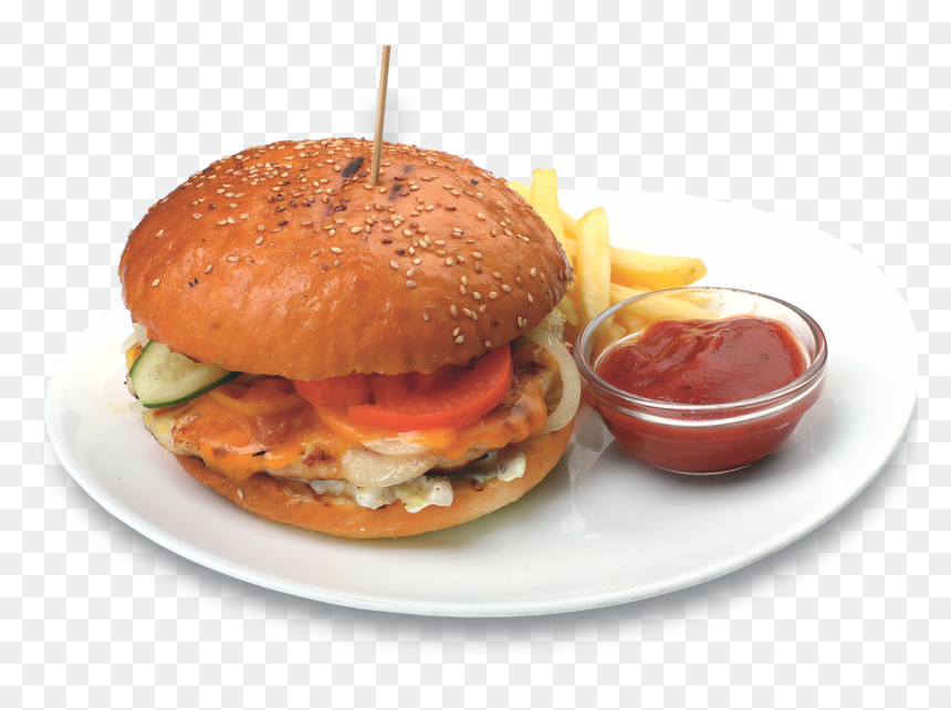 Chicken Burger , Png Download - Fast Food, Transparent Png - chicken burger png