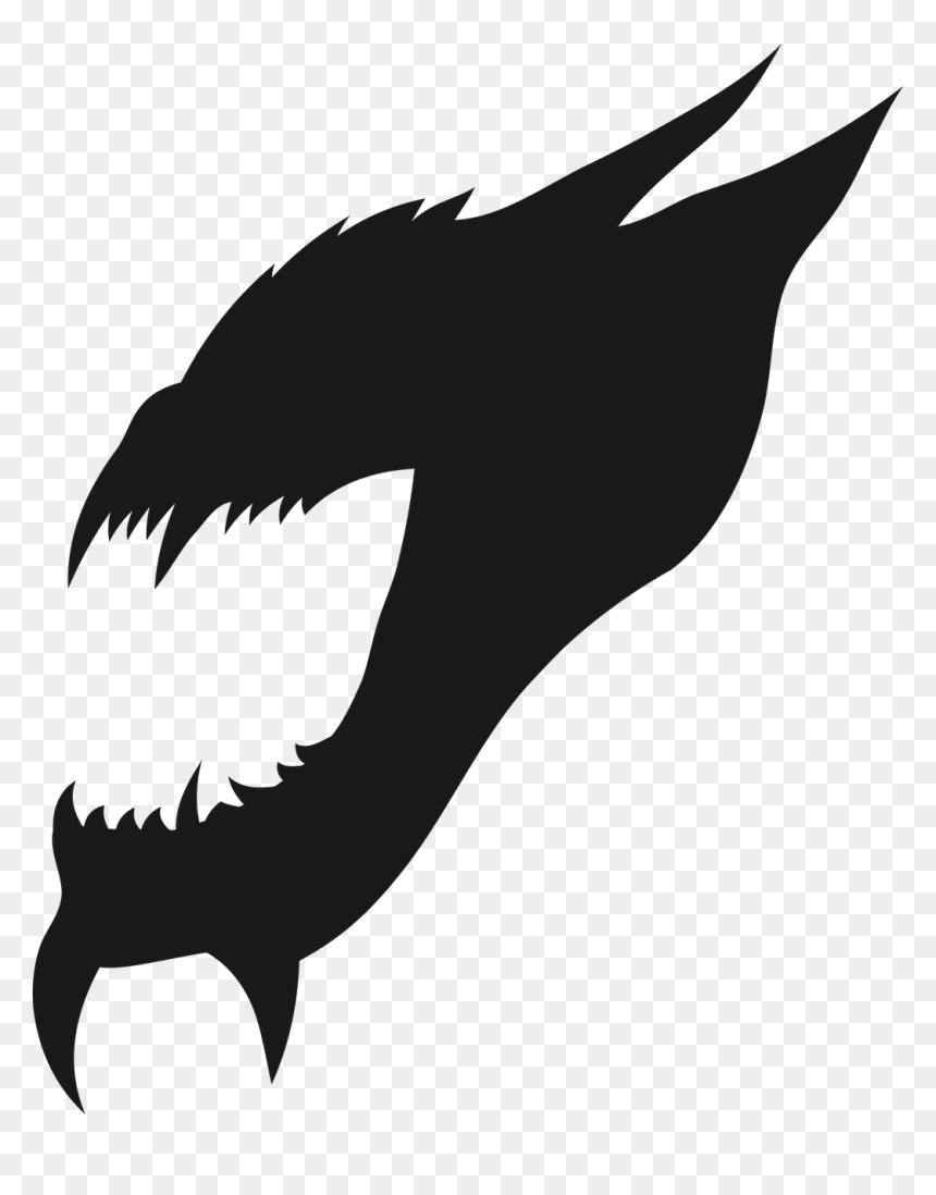 Scalable Vector Graphics Stock - Monster Horns Silhouette, HD Png Download - monster hunter png