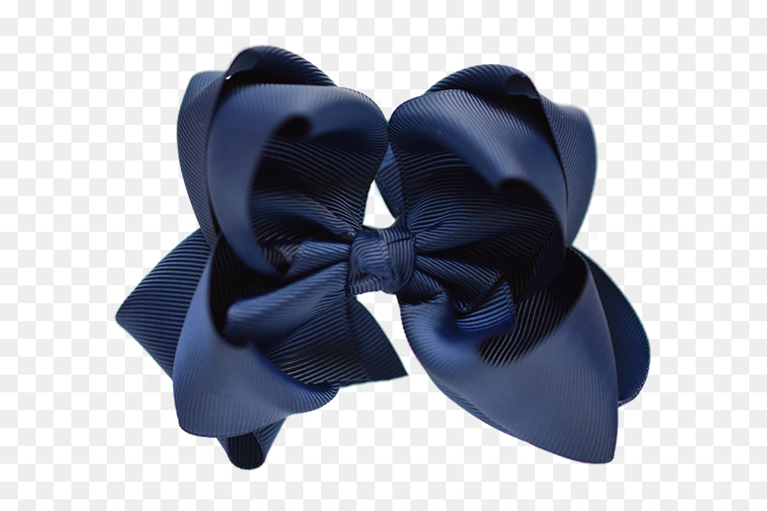 Grosgrain Ribbon Hair Bow Large Double - Headband, HD Png Download - hair bow png