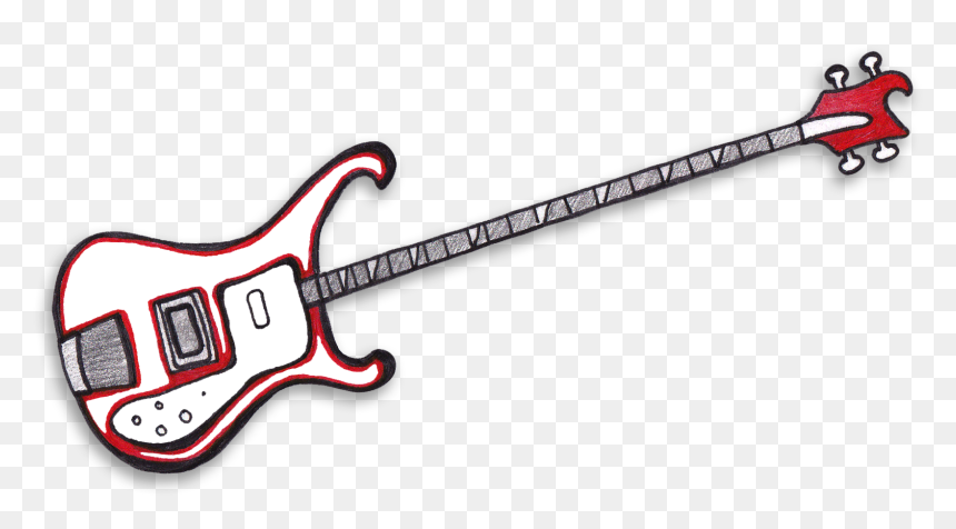 Guitar Panda Free Images - Guitar Amp Draw Png, Transparent Png - bass png