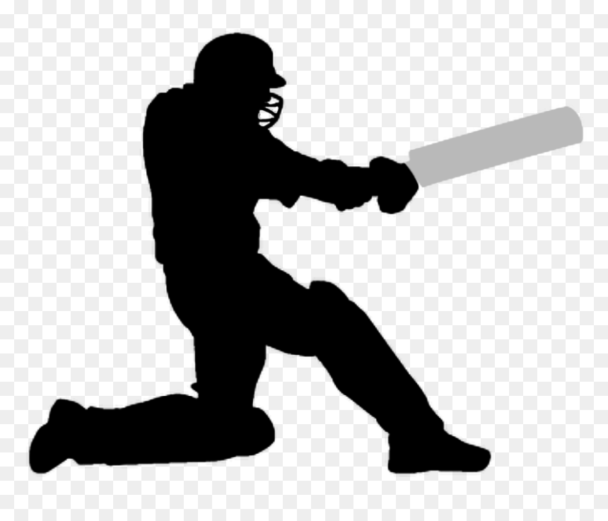 Action Clipart Cricket - Cricket Clipart Png, Transparent Png - cricket ball vector png