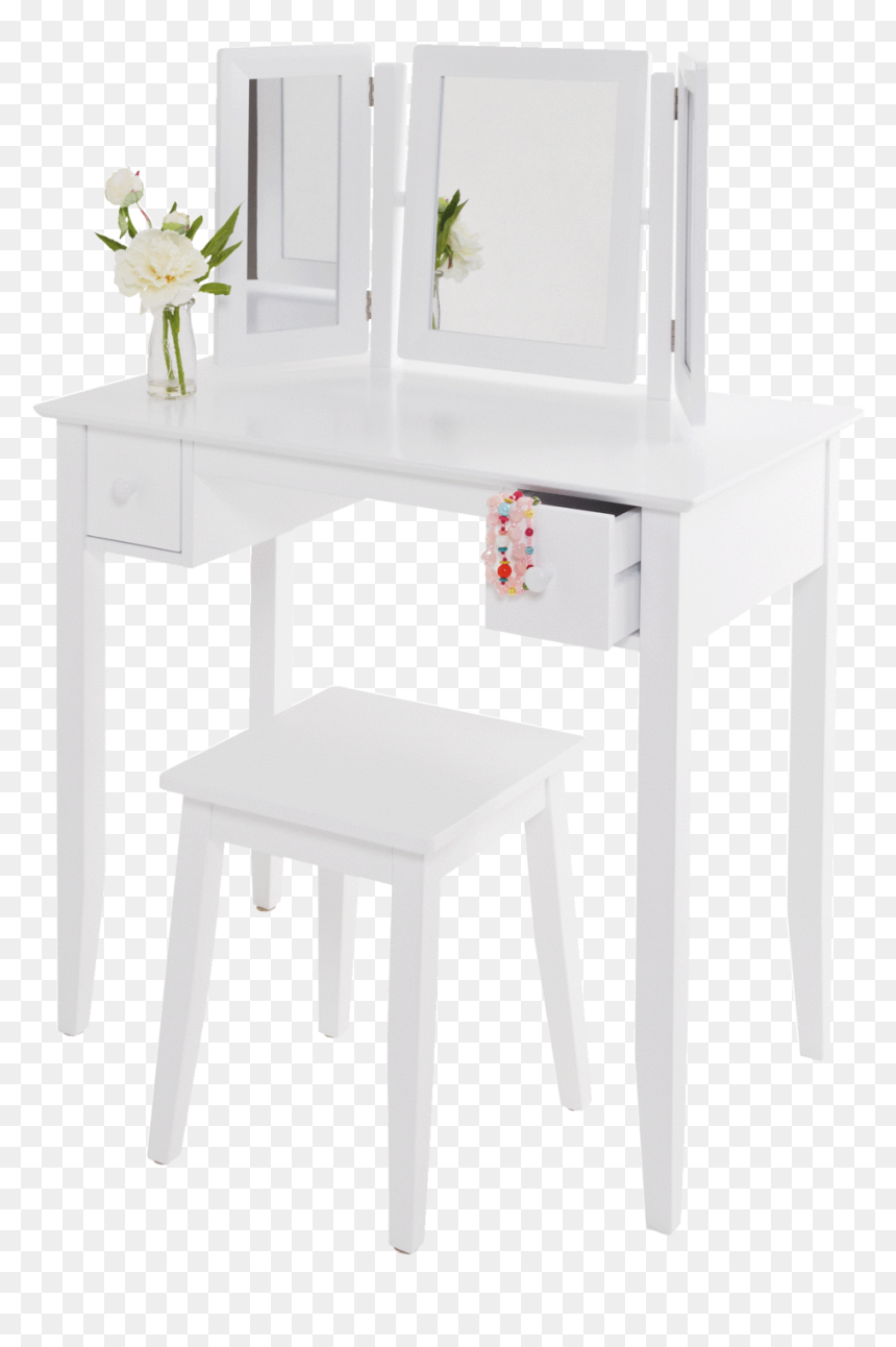 Charlotte Dressing Table & Stool Set - Sofa Tables, HD Png Download - dressing table png