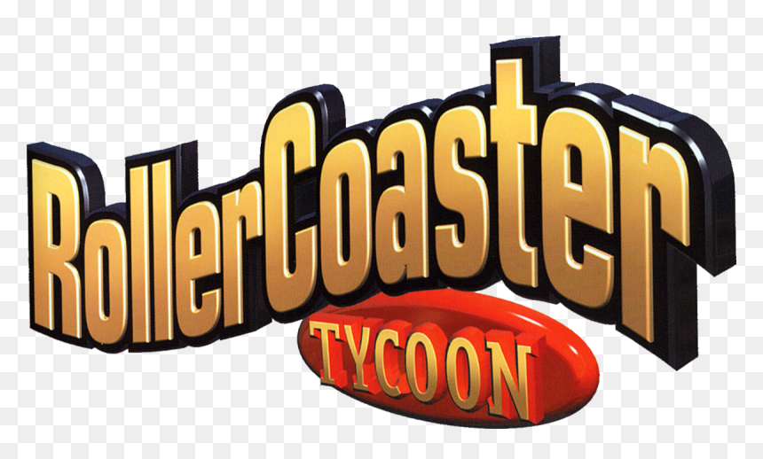 Rollercoaster Tycoon Deluxe Logo, HD Png Download - roller coaster png
