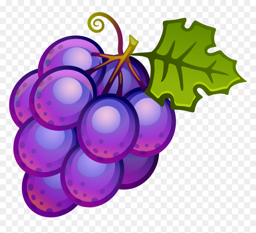 Fruit Clipart At Getdrawings - Grape Clipart Png, Transparent Png - fruits clipart png
