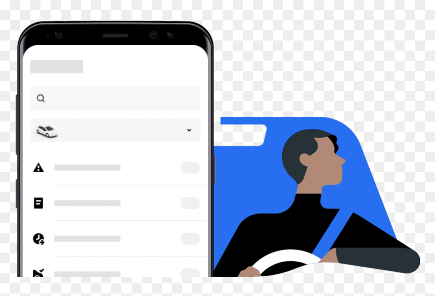 Smartphone, HD Png Download - uber png