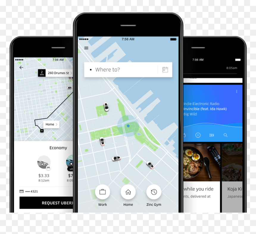 Tn Uber App - Uber App, HD Png Download - uber png