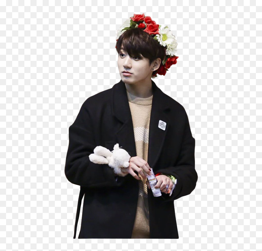 Bts, Jungkook, And Kpop Image - Jungkook Flowers Png, Transparent Png - coroa png