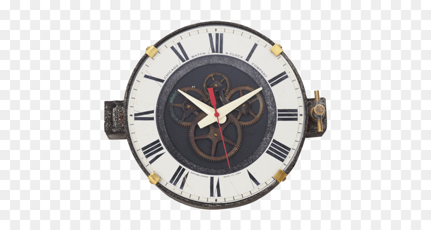 Chicago Factory Wall Clock Front Web 600x, HD Png Download - wall watch png