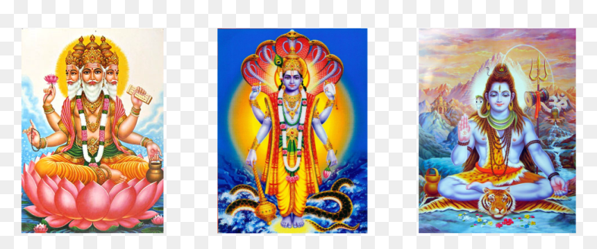 Picture - 6 Main Hindu Gods, HD Png Download - hindu god png