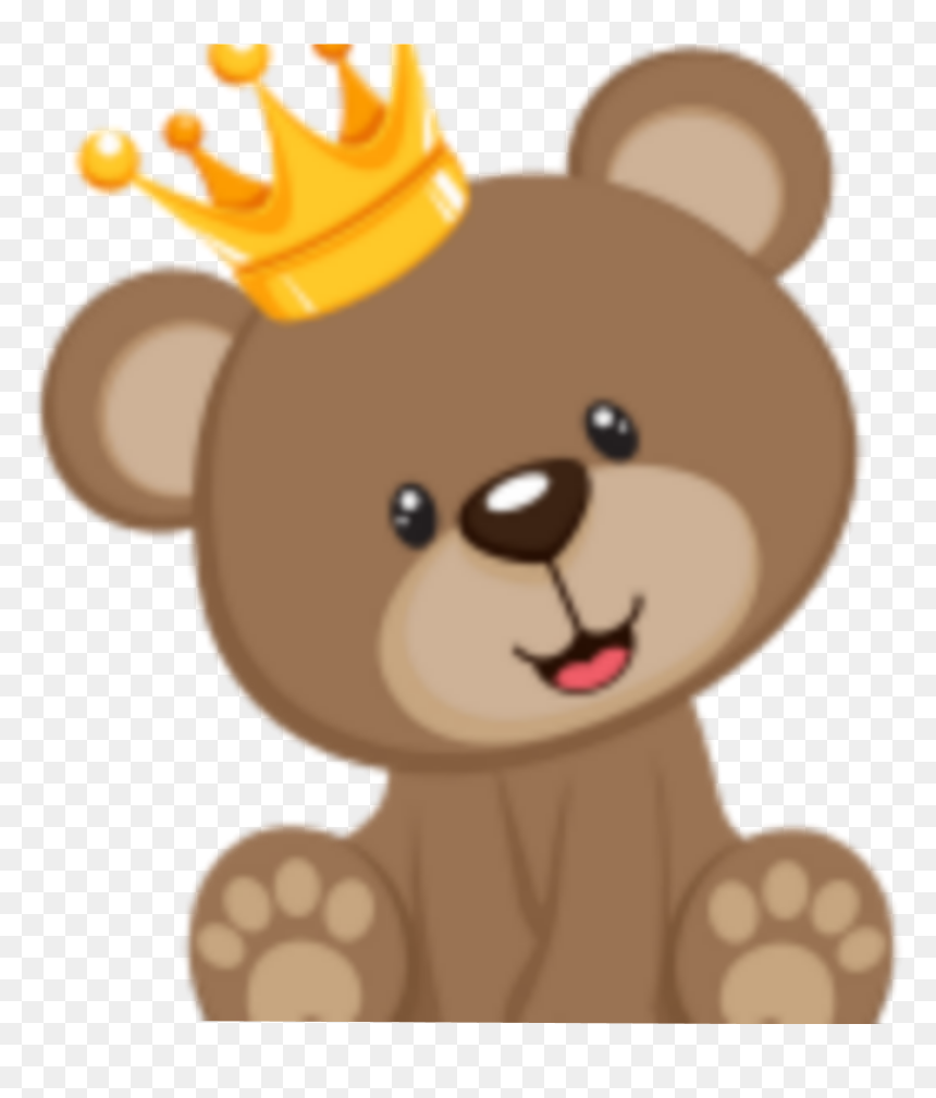 #png #ursinho #chádebebê #coroa #fofinho #decoração - Cute Teddy Bear Clipart, Transparent Png - coroa png