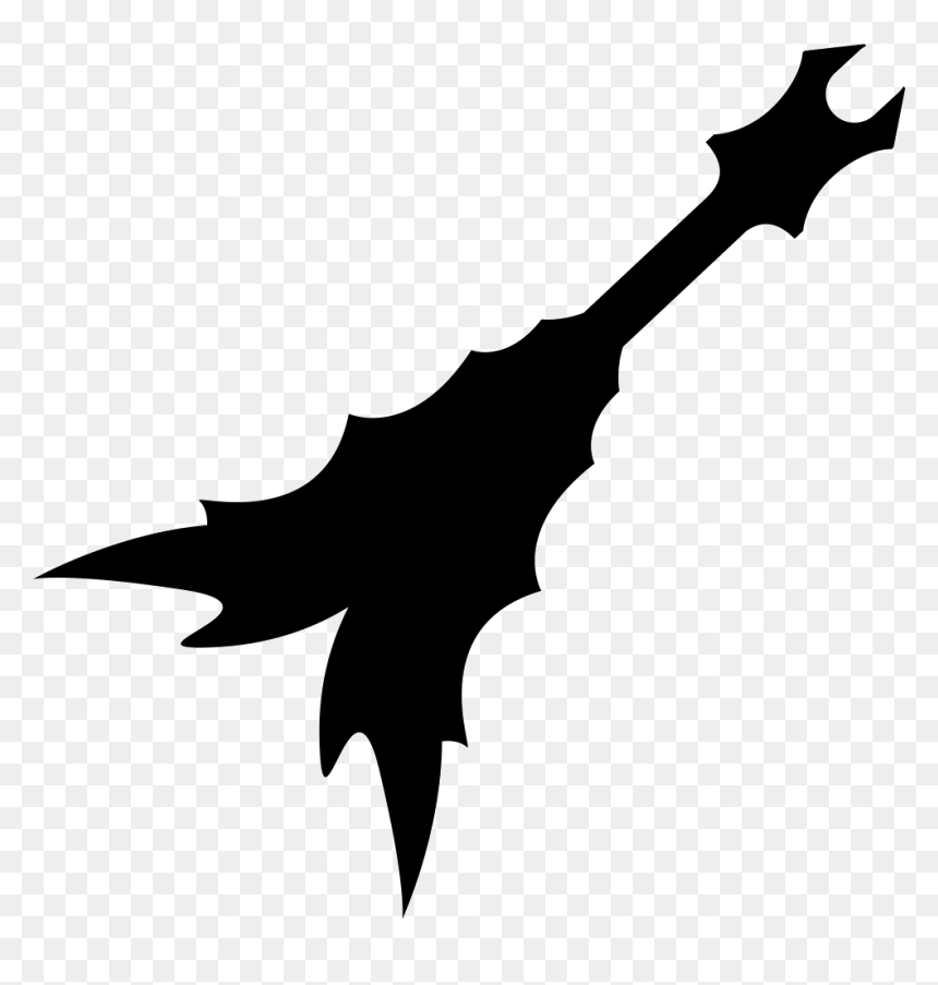Electric Guitar With Several Spikes - Electric Guitar, HD Png Download - spikes png