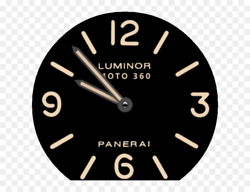 Transparent Alice In Wonderland Pocket Watch Clipart - Panerai Luminor Marina, HD Png Download - wall watch png