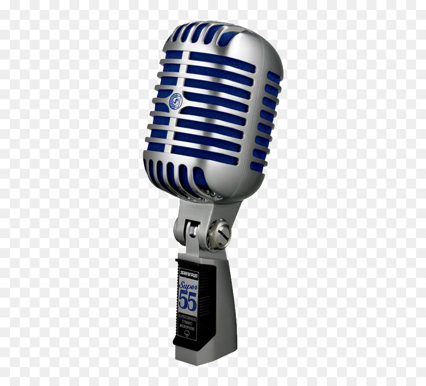 Micro Shure Super 55, HD Png Download - microfono png