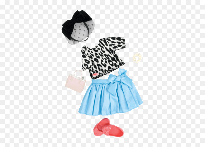 Sweet Memories Retro Leopard Print Outfit - Miniskirt, HD Png Download - sweet memories png