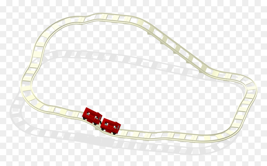 Lego Brick Dipper Track And Cars Roller Coaster - Soccer-specific Stadium, HD Png Download - roller coaster png