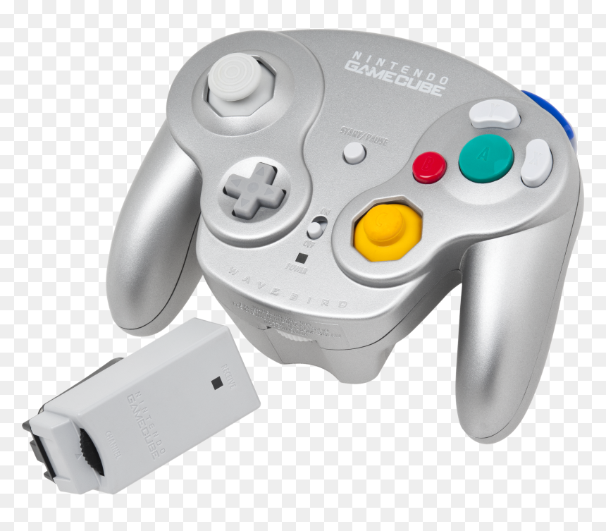 Gamecube Wavebird Silver - Gamecube Wavebird, HD Png Download - gamecube png