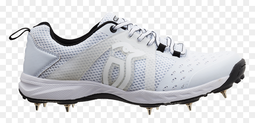 Pro 2000 Spike Shoe White Side - Kookaburra Rubber Cricket Shoes, HD Png Download - spikes png