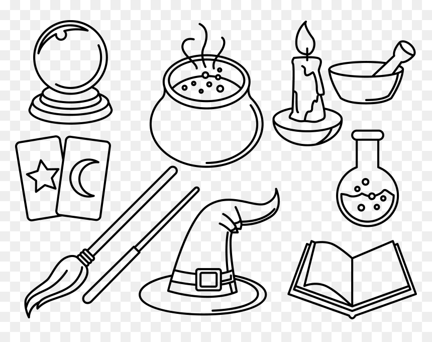 Magic Wand Boszorkxe - Witch Wand Clipart, HD Png Download - magic wand png
