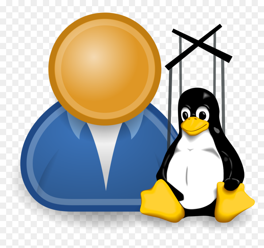 Apple Microsoft Linux, HD Png Download - puppet png