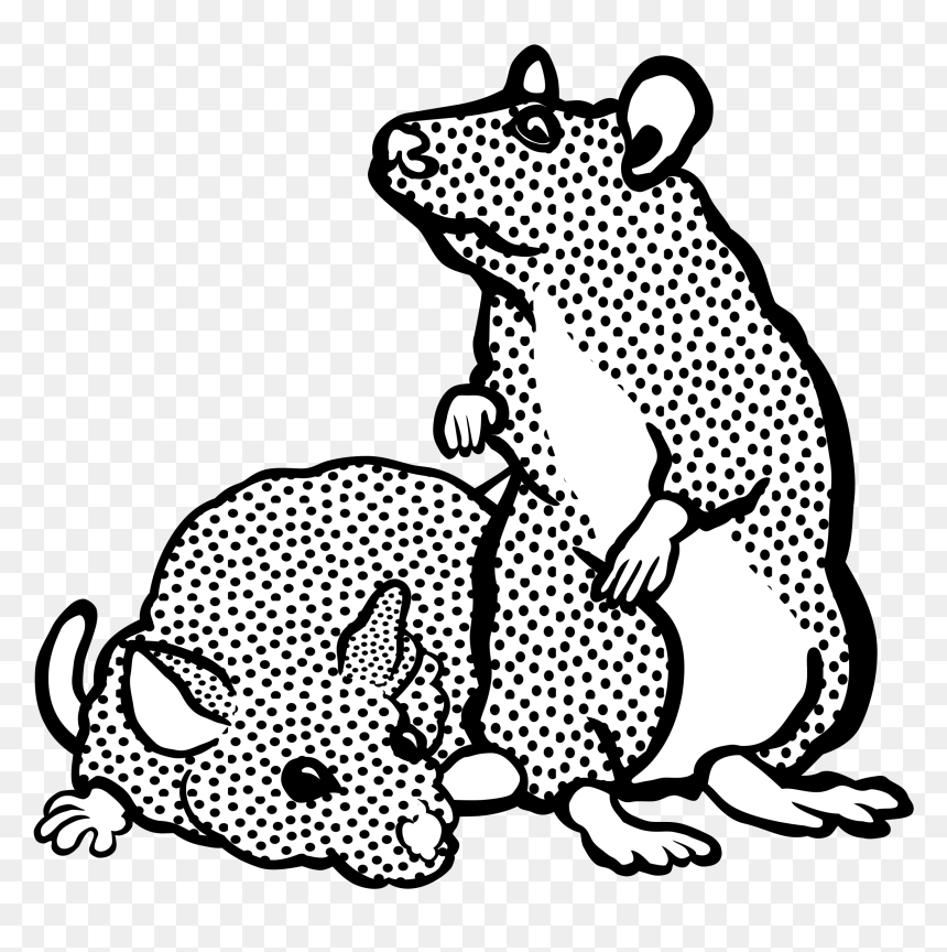 Mice Lineart Image Png - Treptower Park, Transparent Png - toad png