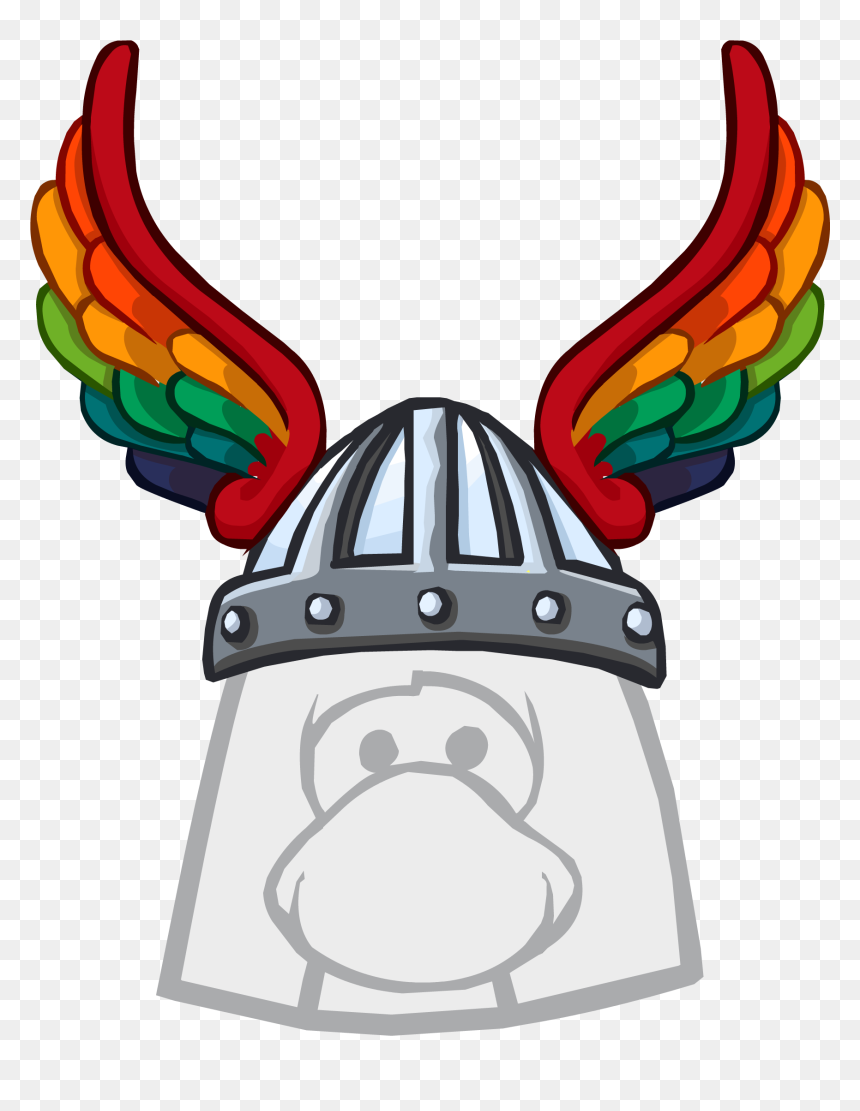 Viking Clipart Club Penguin - Cartoon Christmas Tree Topper, HD Png Download - viking helmet png