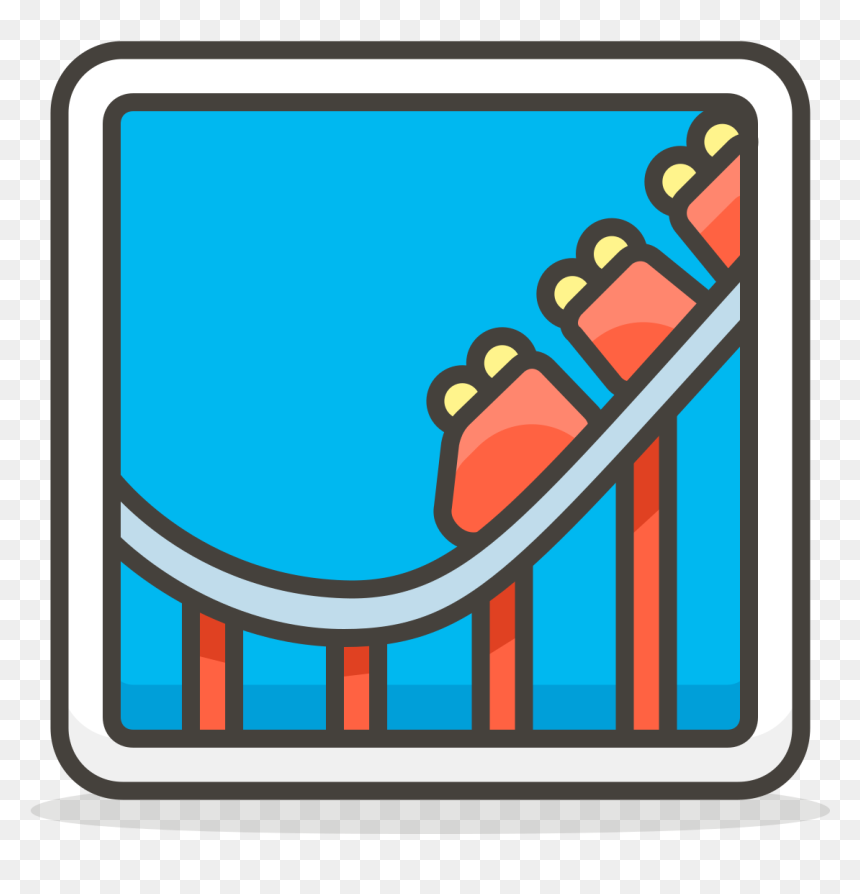 Roller Coaster Pixel Art, HD Png Download - roller coaster png