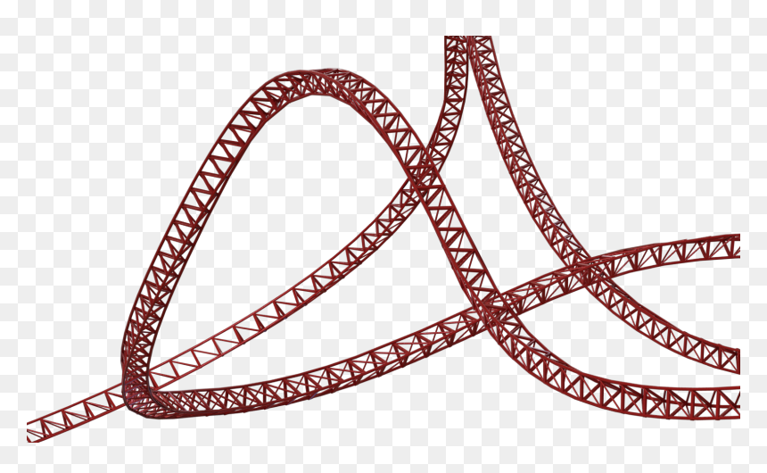 Hill Roller Coaster Free - Arcelormittal Orbit, HD Png Download - track png