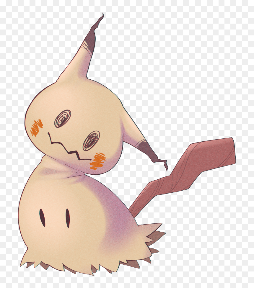 Mimikyu - Cartoon, HD Png Download - mimikyu png