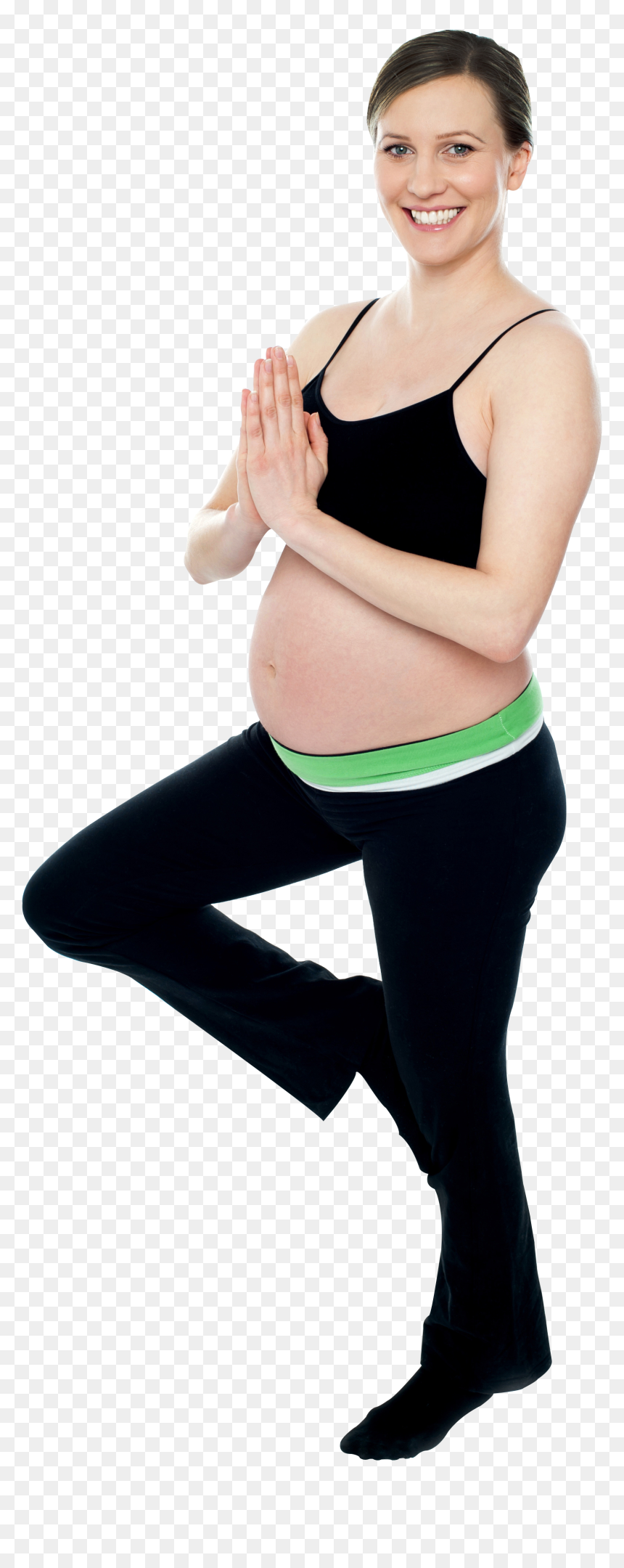 Pregnant Woman Exercise Png Image - Pregnant Exercise Png, Transparent Png - exercise png