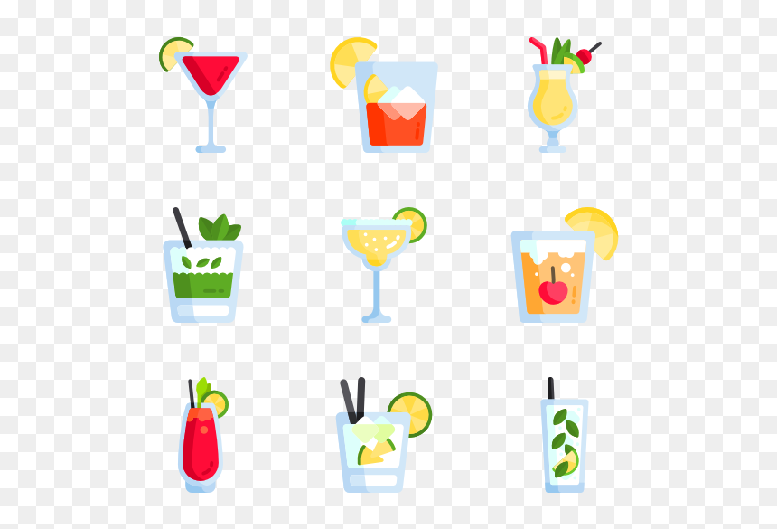 Iconos Cocktails, HD Png Download - cocktails png